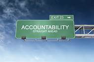 accountability roadsign